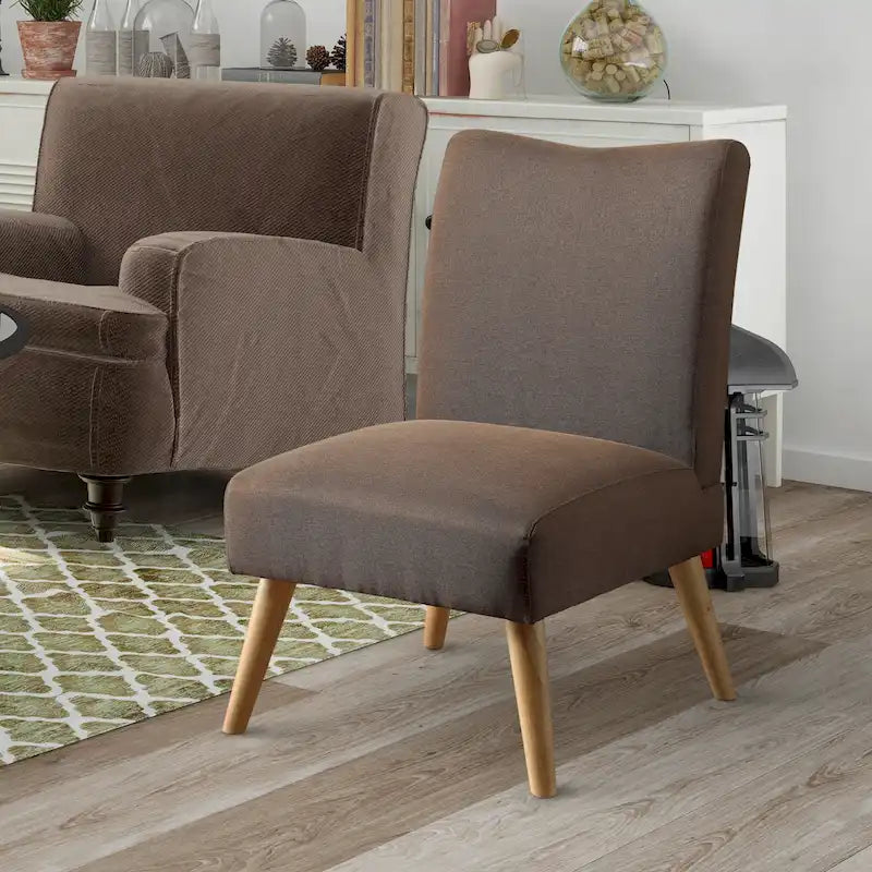 Pind Mid-Century Modern Fabric Padded Accent Chair by Furniture of America