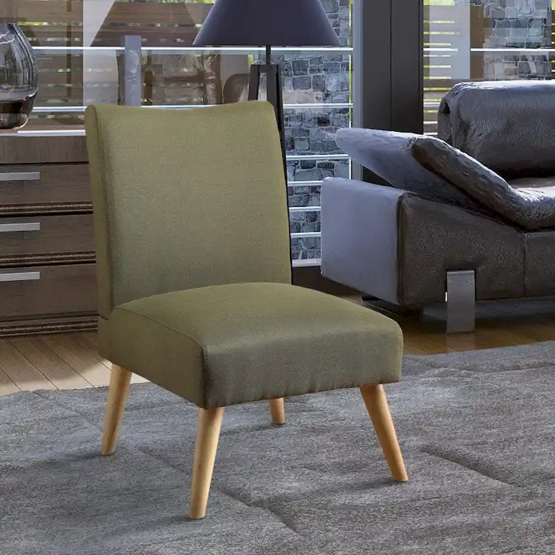 Pind Mid-Century Modern Fabric Padded Accent Chair by Furniture of America