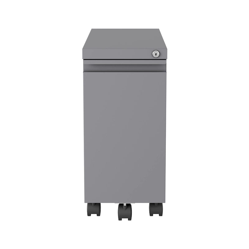 Hirsh 20-in Deep Mobile Zip Pedestal 2-Drawer Box/File, Silver