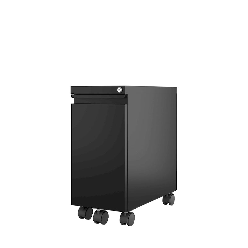Hirsh 20-in Deep Mobile Zip Pedestal 2-Drawer Box/File, Silver