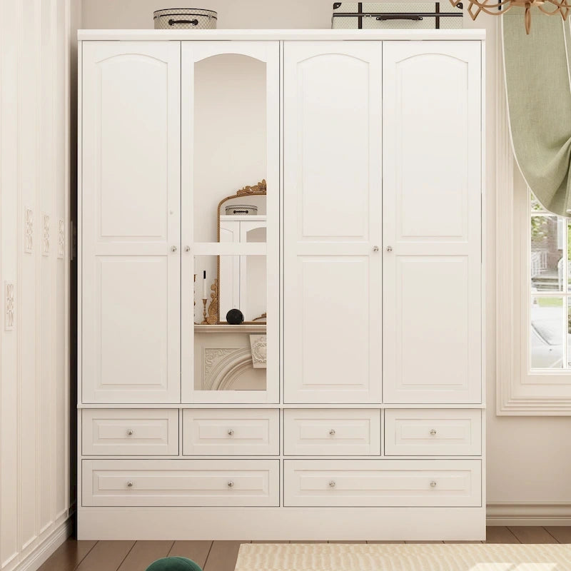 Armoires de rangement doubles avec miroirs