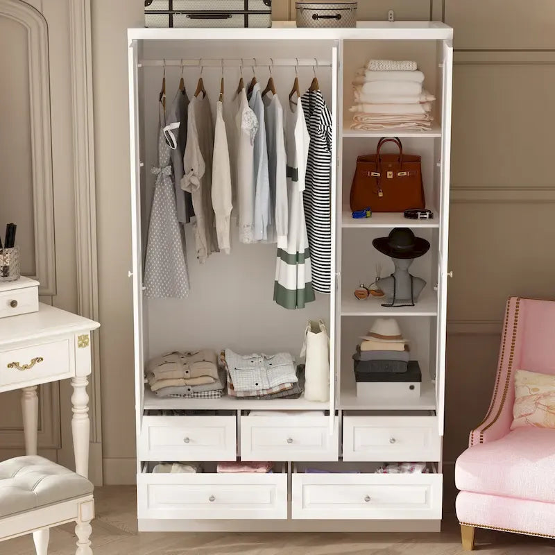 Armoires de rangement doubles avec miroirs