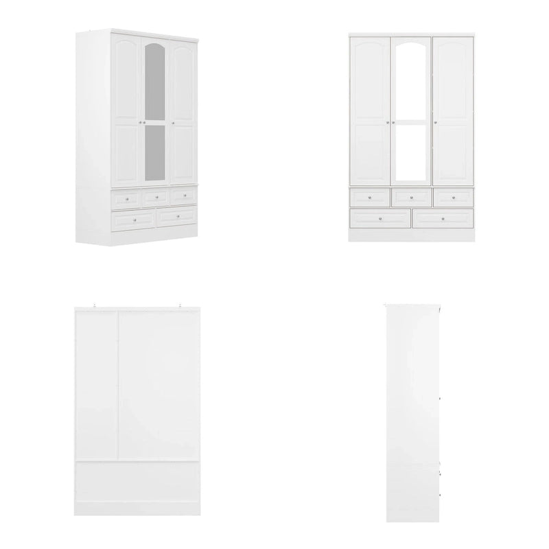Armoires de rangement doubles avec miroirs