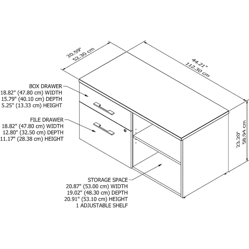Office 500 Low Storage Cabinet by Bush Business Furniture