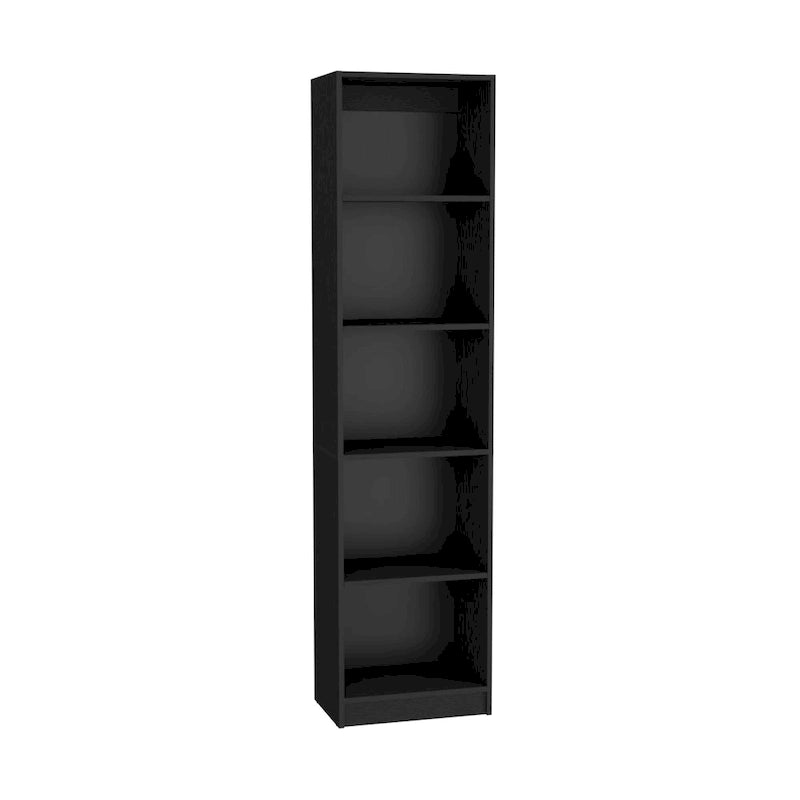Kenyon 60 Wide 5-Shelf and Cabinet Bookcase Set of 3 Matt Grey - White