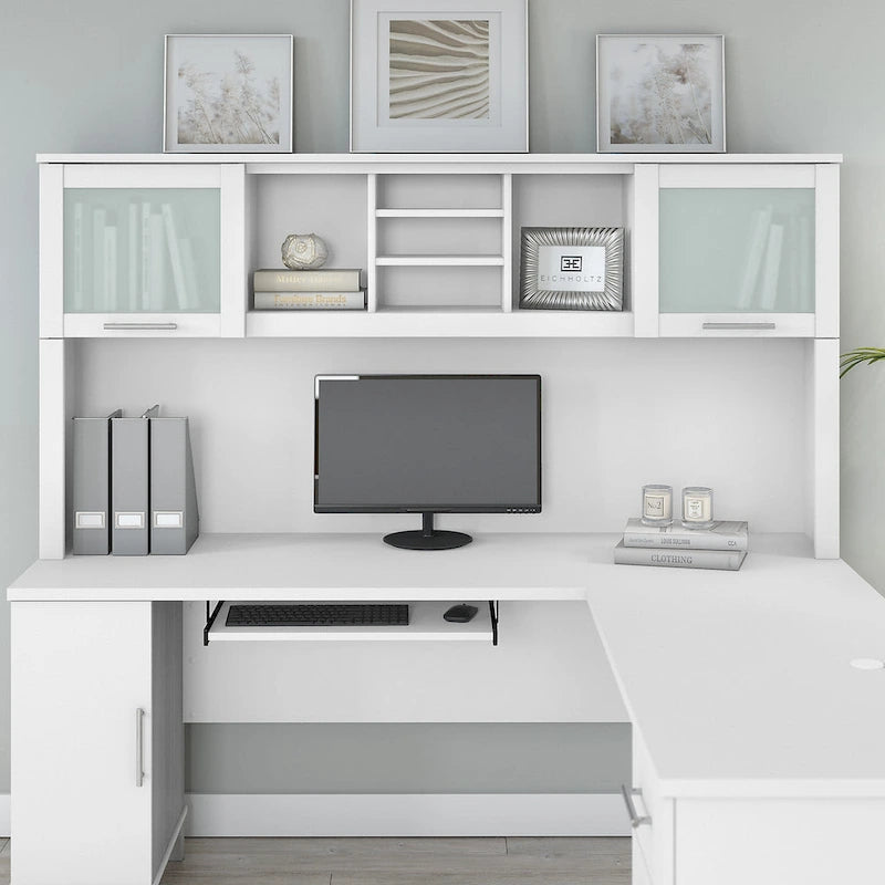 72W Hutch for L Shaped Desk