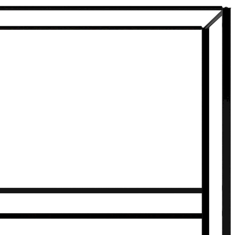 Metal Full Canopy Platform Bed Frame