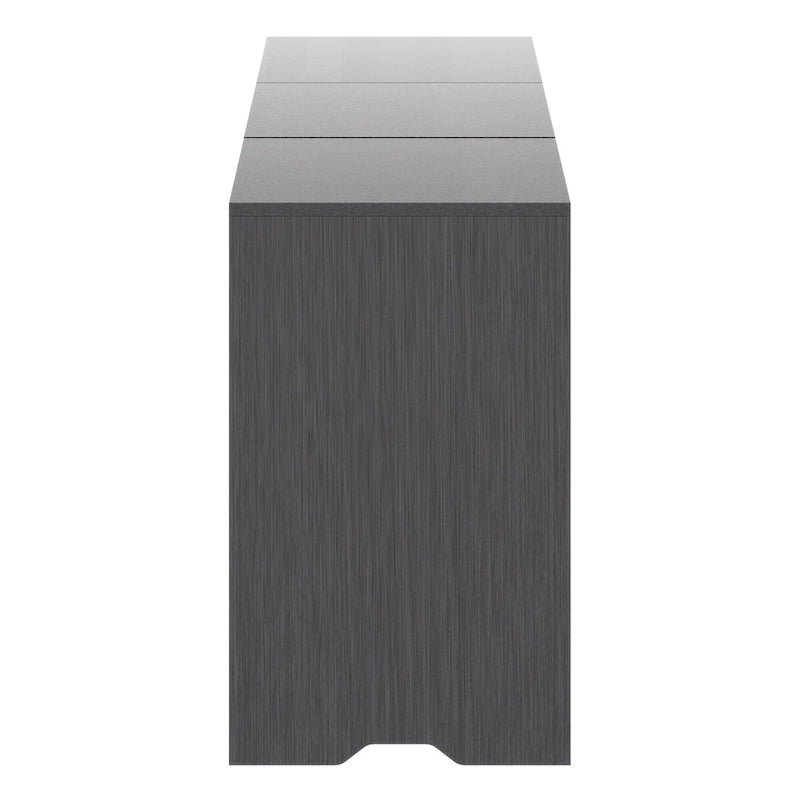 Nova 3-Pc Storage Cabinet Set, Charcoal