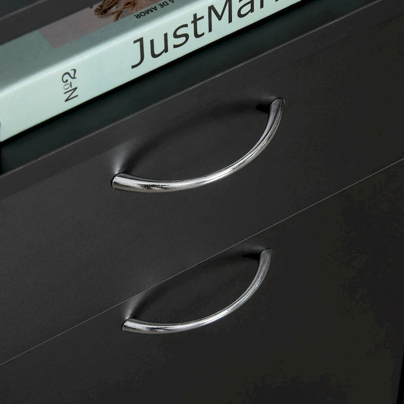 Mobile Storage Cabinet Organizer with Drawer and Cabinet, Printer Stand with Castors