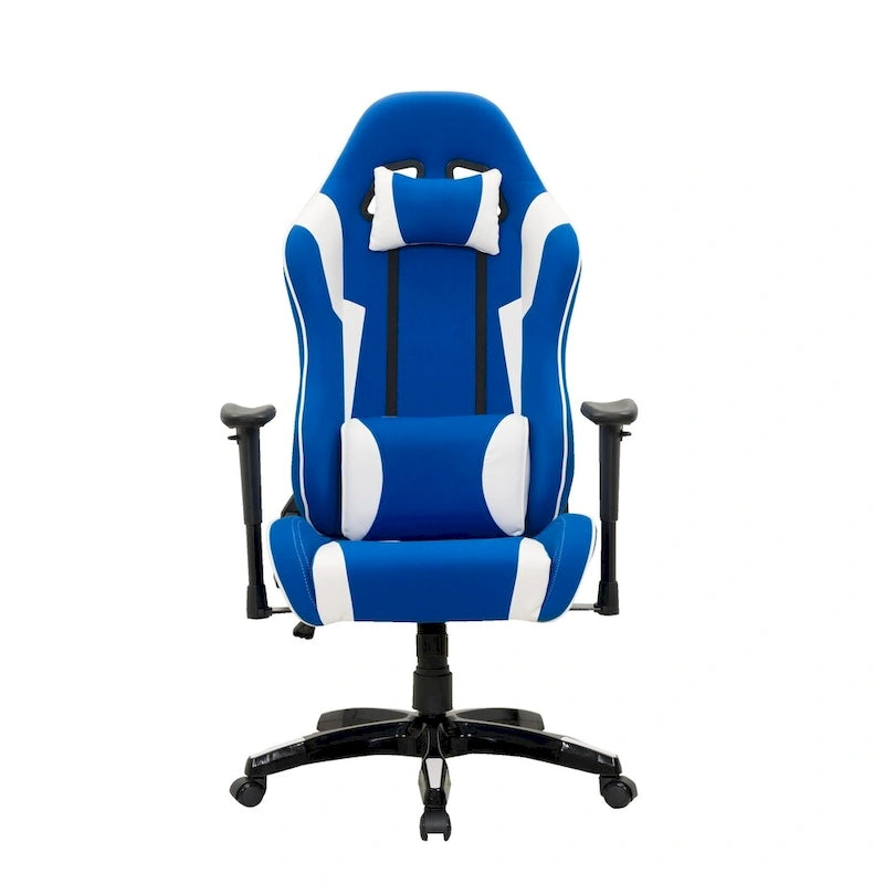 Porch & Den Banton Bonded Leather, Fabric, and Mesh High-back Ergonomic Gaming Chair