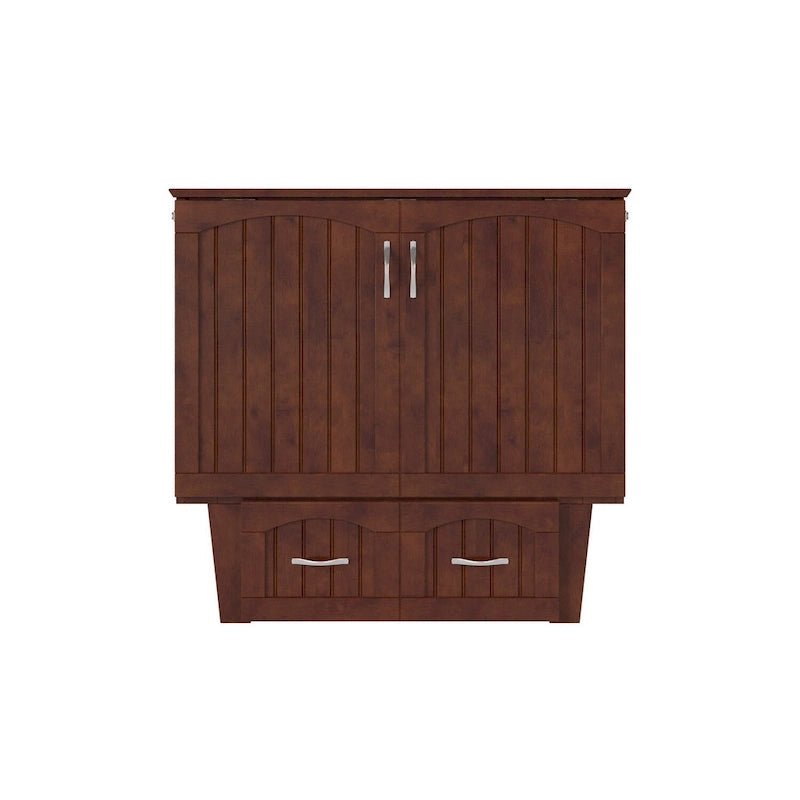 Sydney Twin Murphy Bed Chest with 6 inch Mattress