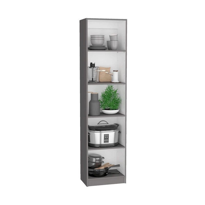 Kenyon 67 Wide 5-Shelf Double Cabinet Bookcase Set of 3