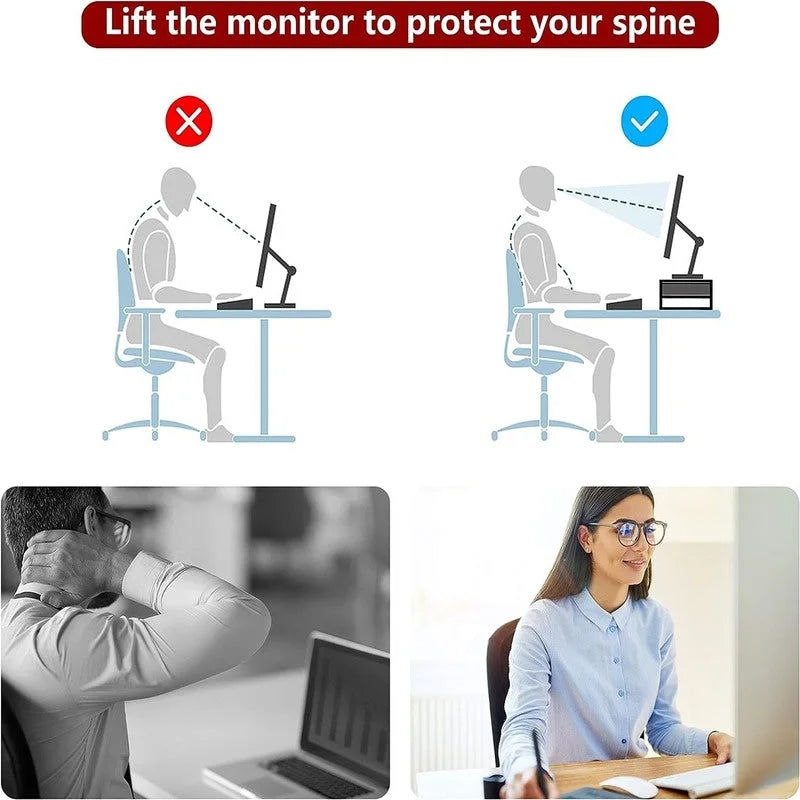 2 Tier Metal Monitor Stand