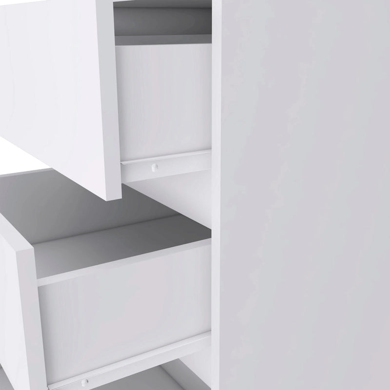 Artemisa 26-inch Tall 3 Drawer Filing Cabinet with 4 Caster Wheels and Superior Top