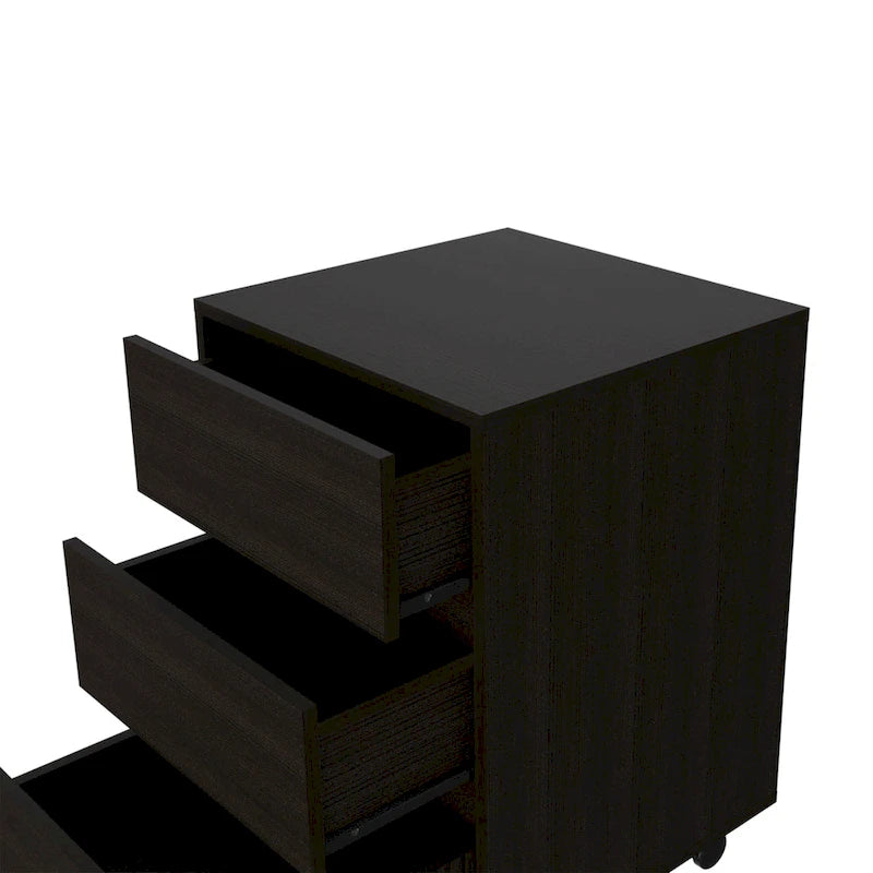 Artemisa 26-inch Tall 3 Drawer Filing Cabinet with 4 Caster Wheels and Superior Top