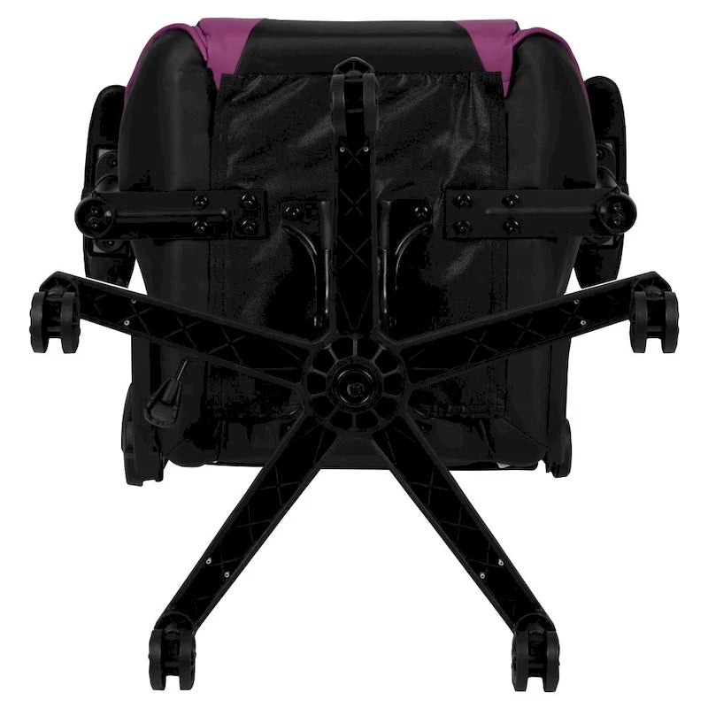 Racing Gaming Ergonomic Chair with Fully Reclining Back in Red LeatherSoft