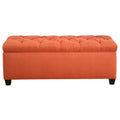 SOLE SECRET DUO Diamond Tufted Linen & Shoe Storage Bench - CANDICE