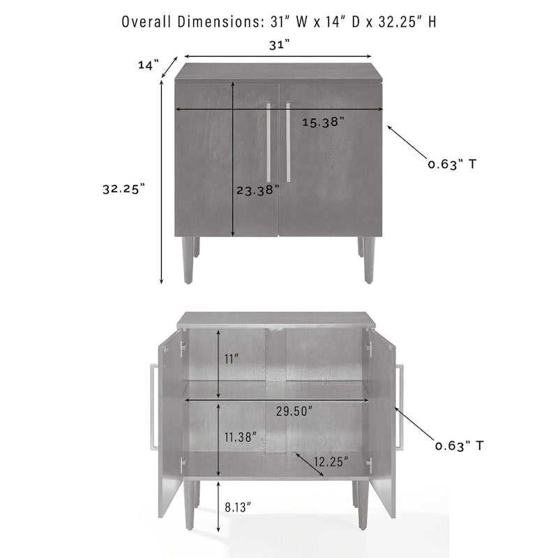 Crosley Everett Console Cabinet