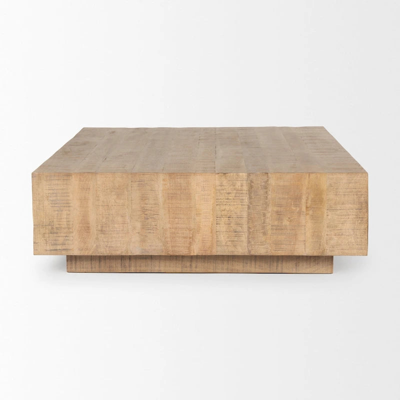 Hayden Solid Wood Square Floating Coffee Table