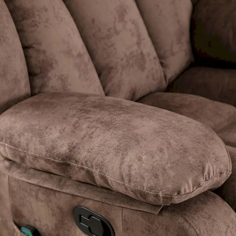 Fauteuil inclinable massant rotatif à 360° avec fonction chaleur et vibration
