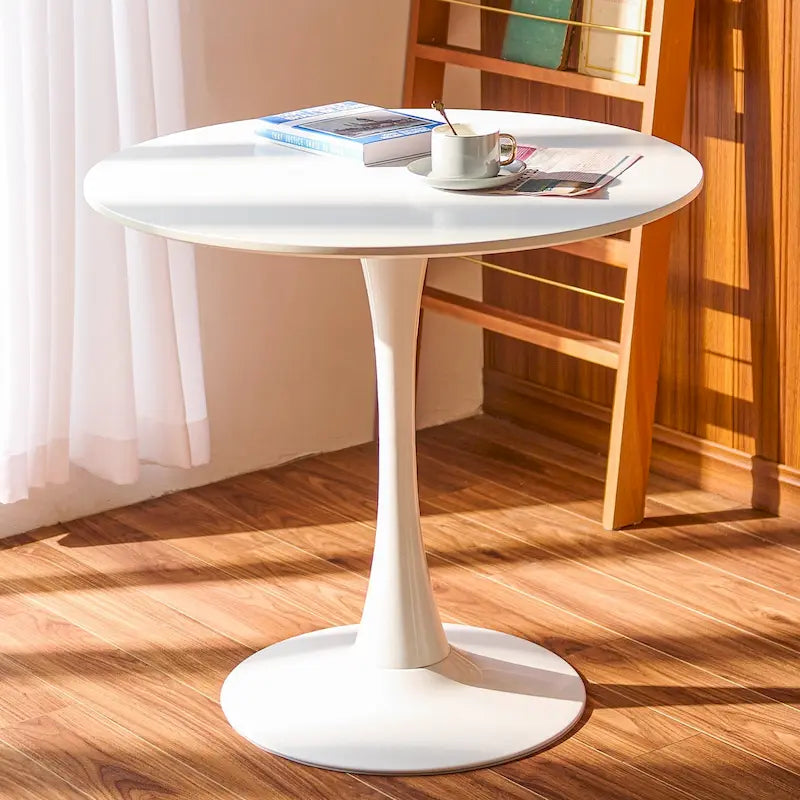 CO-Z 31.5 Inch Modern Round Kitchen and Dining Table for 2-4