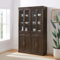Crosley Stanton 2Pc Glass Door Kitchen Storage Pantry Cabinet Set