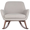 SAFAVIEH Couture Breeda Mid-Century Rocking Chair - 32Wx37Dx32H