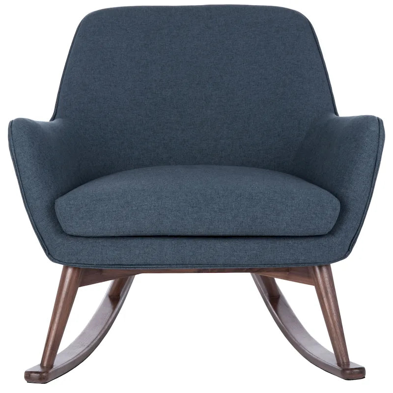 SAFAVIEH Couture Breeda Mid-Century Rocking Chair - 32Wx37Dx32H