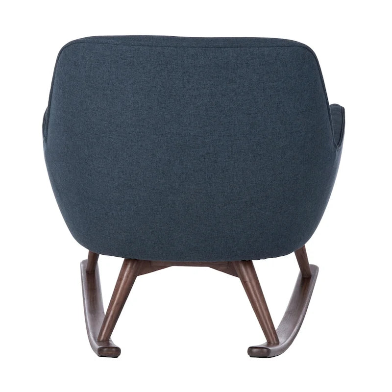 SAFAVIEH Couture Breeda Mid-Century Rocking Chair - 32Wx37Dx32H