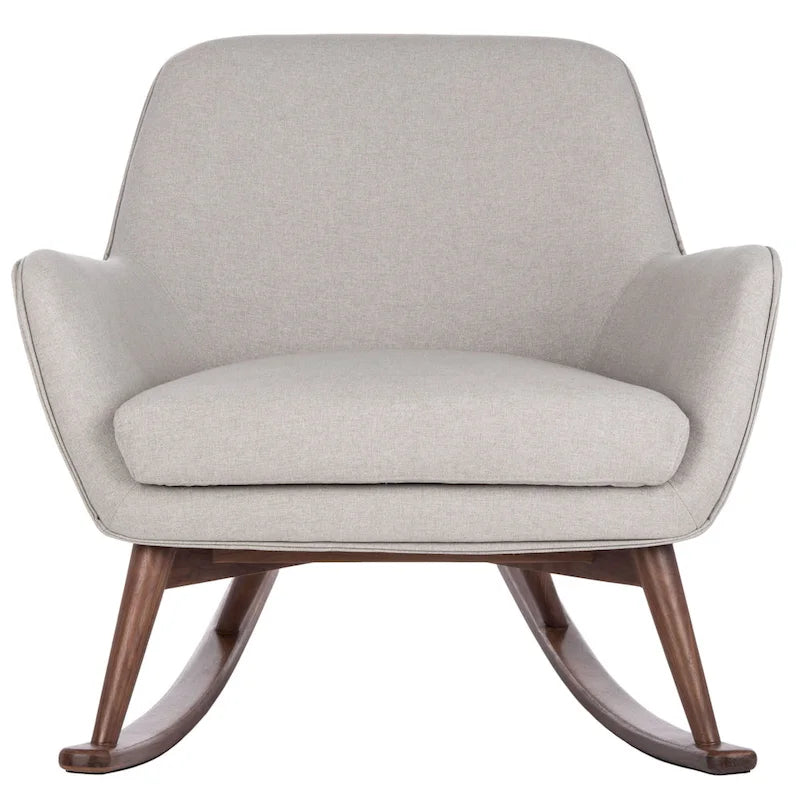 SAFAVIEH Couture Breeda Mid-Century Rocking Chair - 32Wx37Dx32H