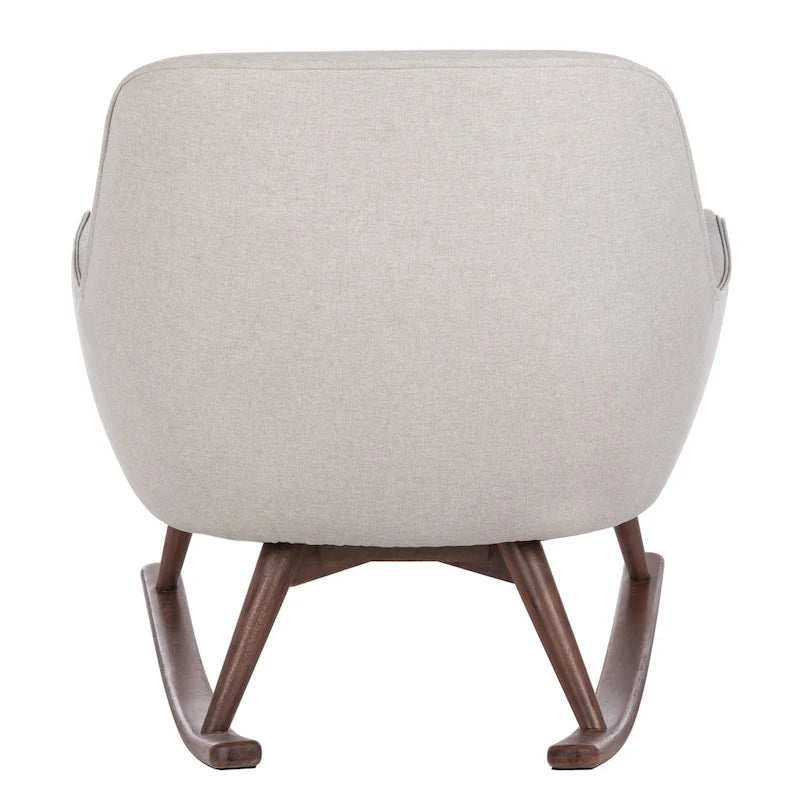 SAFAVIEH Couture Breeda Mid-Century Rocking Chair - 32Wx37Dx32H