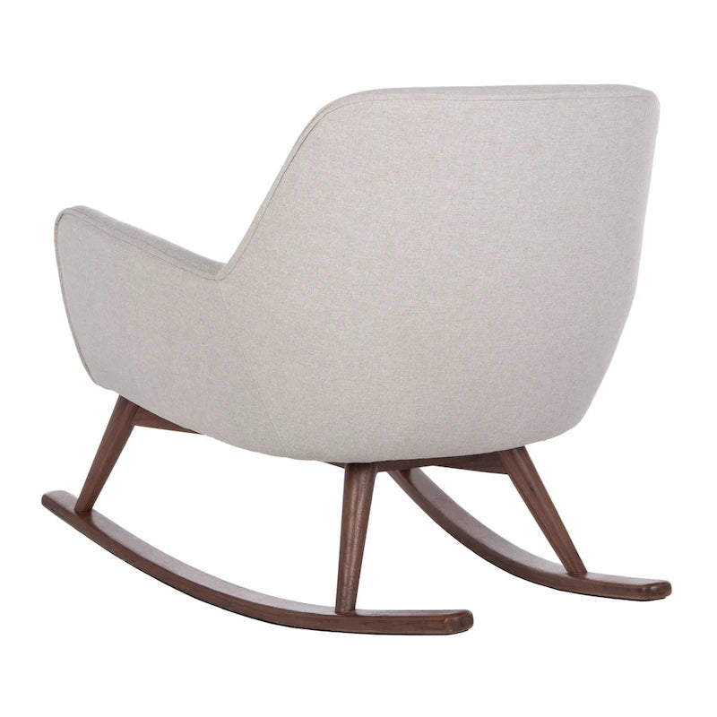 SAFAVIEH Couture Breeda Mid-Century Rocking Chair - 32Wx37Dx32H