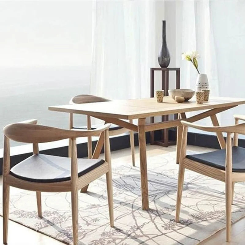Kennedy Solid Oak Wood Arm Chair