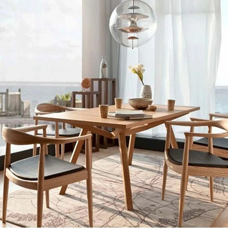 Kennedy Solid Oak Wood Arm Chair