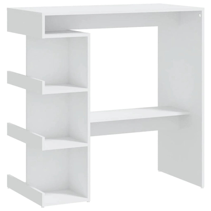 vidaXL Bar Table with Storage Rack 39.4x19.7x40 Engineered Wood - 39.4 x 19.7 x 40