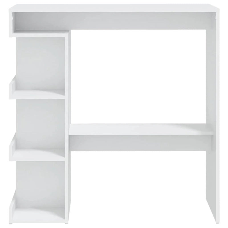 vidaXL Bar Table with Storage Rack 39.4x19.7x40 Engineered Wood - 39.4 x 19.7 x 40