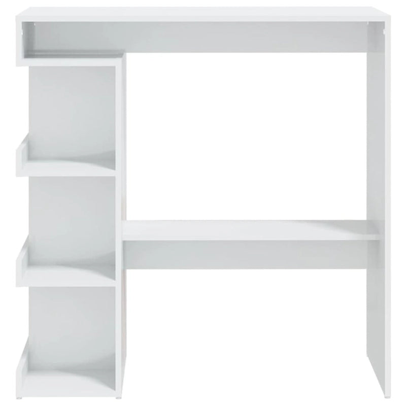 vidaXL Bar Table with Storage Rack 39.4x19.7x40 Engineered Wood - 39.4 x 19.7 x 40