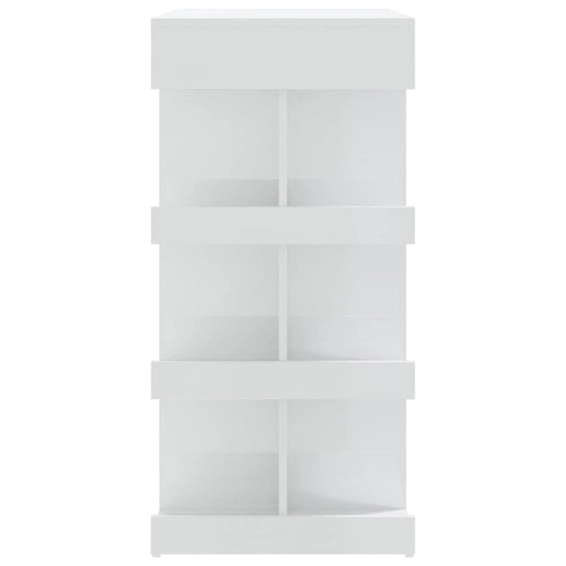 vidaXL Bar Table with Storage Rack 39.4x19.7x40 Engineered Wood - 39.4 x 19.7 x 40