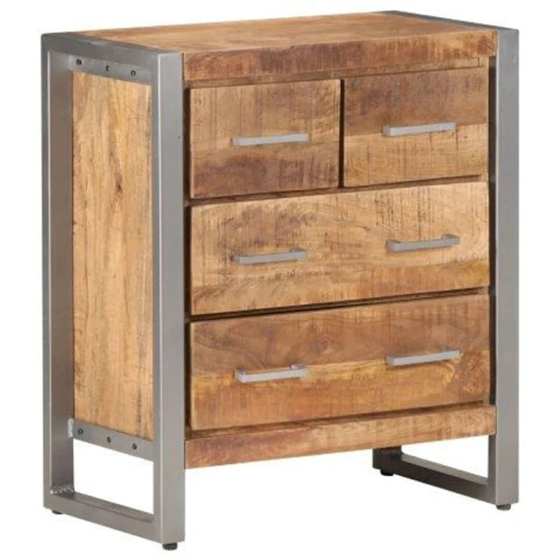 Buffet en bois de manguier brut