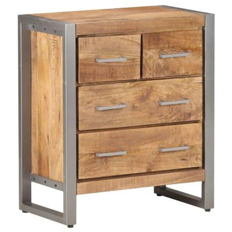 Buffet en bois de manguier brut