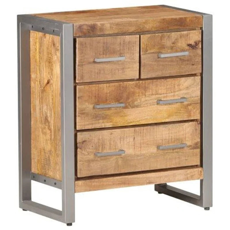Buffet en bois de manguier brut
