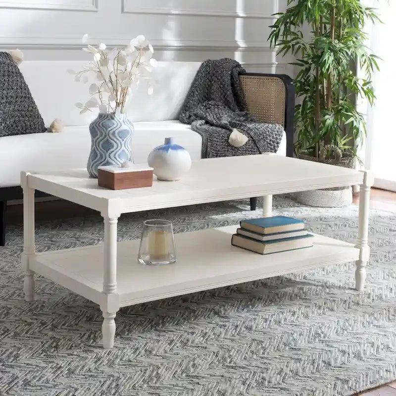 Table basse blanche