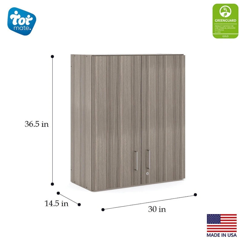 Tot Mate 3-Level Wall Cabinet, Ready-To-Assemble