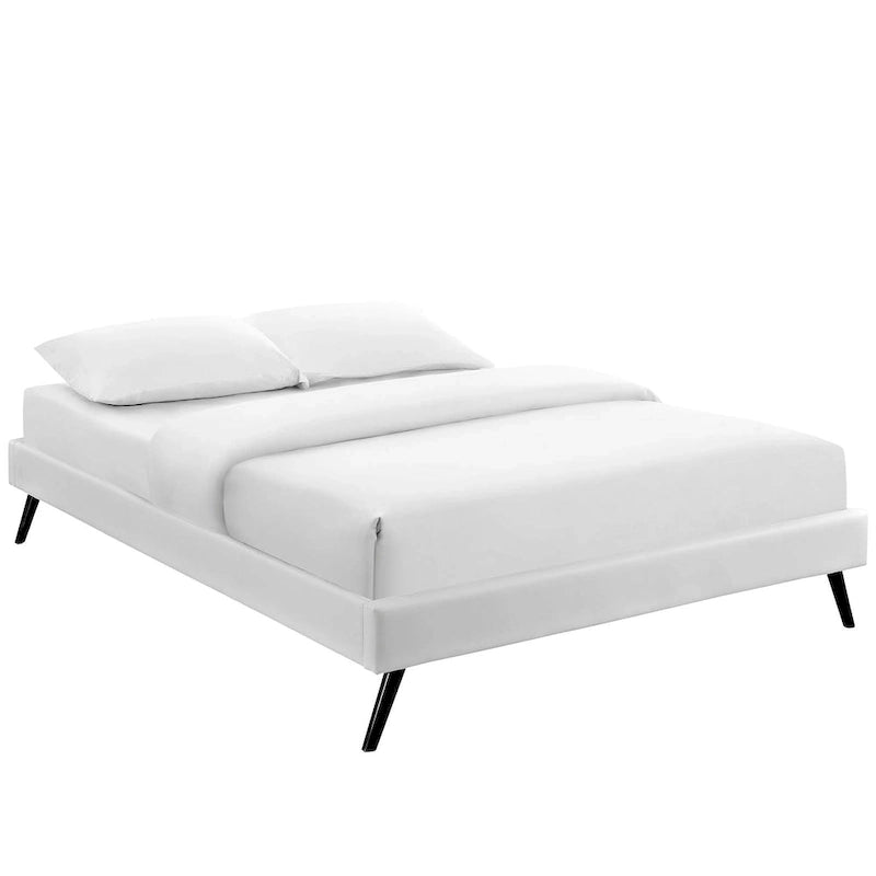 Loryn Queen Bed Frame with Round Splayed Legs