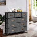 Commode de rangement en tissu à 9 tiroirs extra large