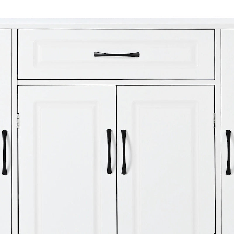 Elegant Minimalist Wooden Shoe Storage Cabinet