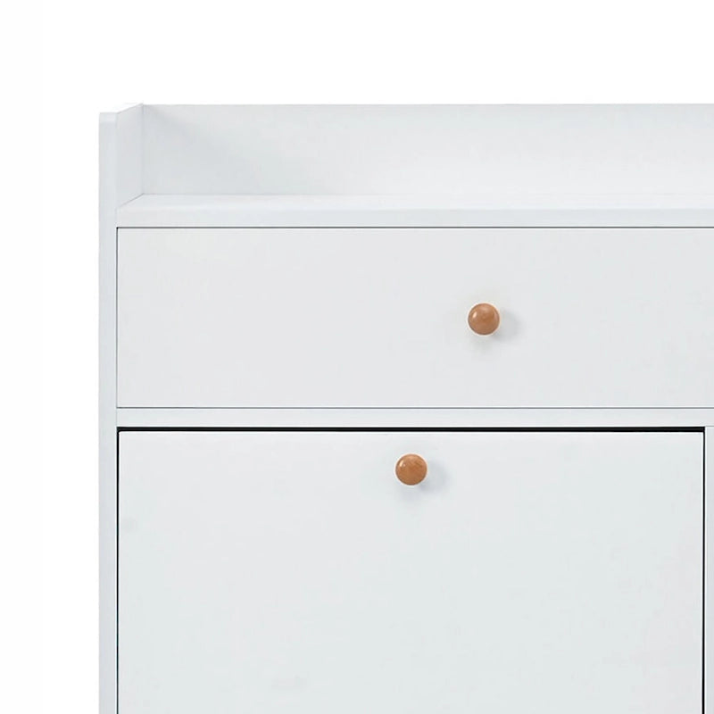 Minimalist Design Multifunctional Wooden Shoe Storage Cabinet