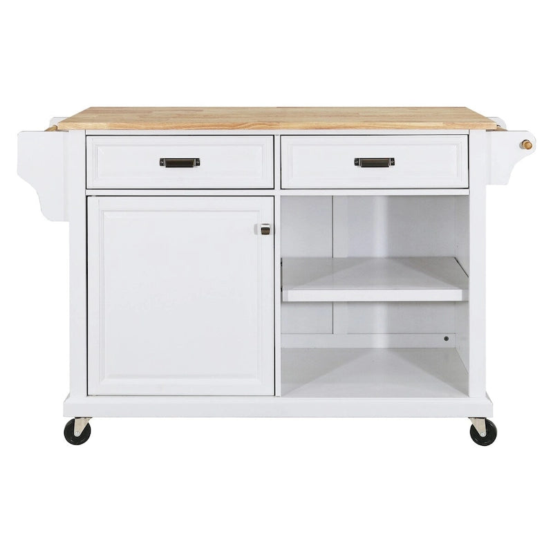 Meuble d'îlot de cuisine avec rangement pour salle à manger