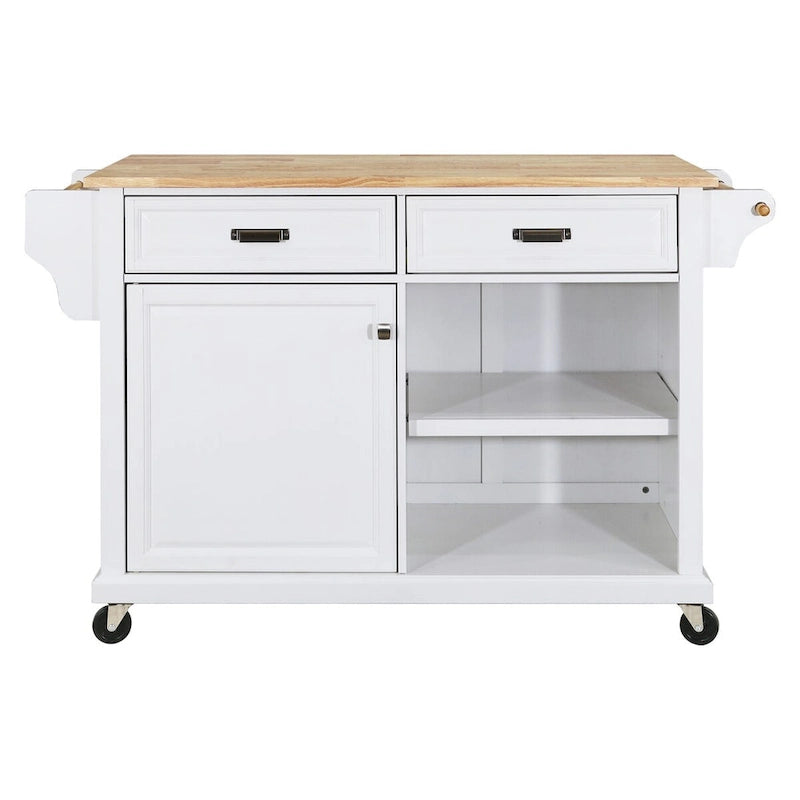 Meuble d'îlot de cuisine avec rangement pour salle à manger