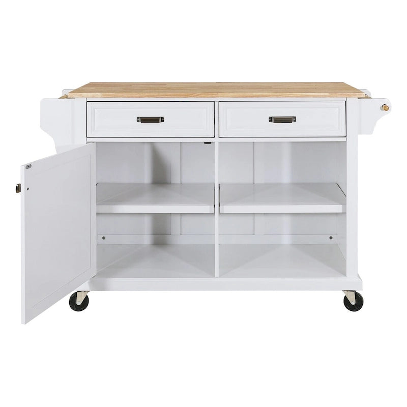 Meuble d'îlot de cuisine avec rangement pour salle à manger